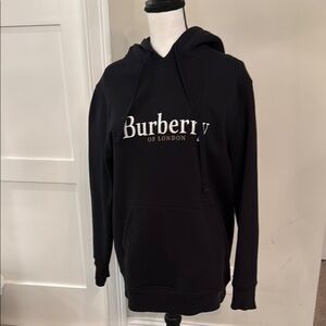Burberry Black Hoodie Sweatshirt